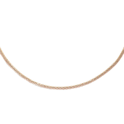 CARTIER/卡地亞 經典款 18K金白金黃金玫瑰金鏈條素鏈簡約項鏈B7060900