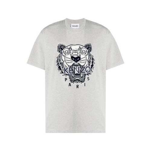  KENZO/高田賢三 男士灰色棉質短袖T恤 FA65TS065 4YV 94 PLFSX