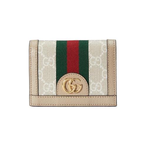  GUCCI古馳 22年秋冬 女士 Ophidia系列GG卡包 523155 UULAG 9682