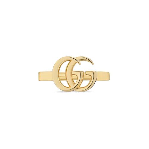  GUCCI古馳 22年秋冬 女士 雙G黃金戒指 525690 J8500 8000