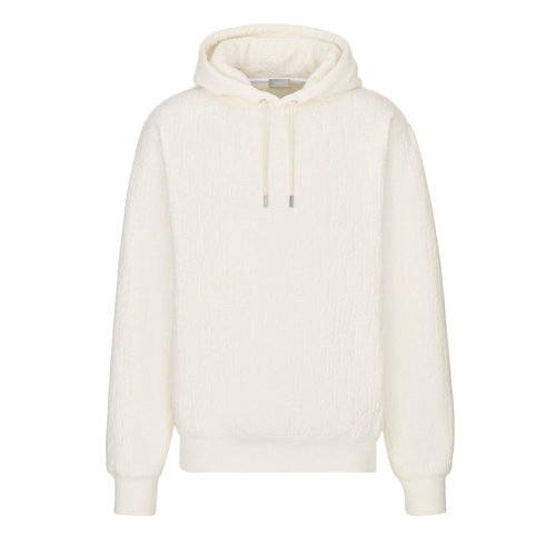 DIOR/迪奧 DIOR OBLIQUE 灰白色棉毛圈提花  男衛衣113J631A0684_C020