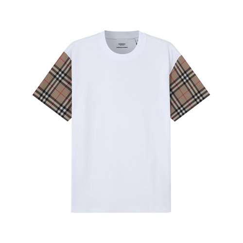 BURBERRY/博柏利【22春夏新款】女款棉質(zhì)寬松版圓領(lǐng)短袖T恤 80427161