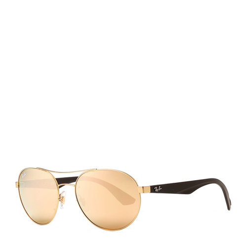 Ray-Ban/雷朋 個性 前衛(wèi) 復古 圓框 金屬 鏡架 男女款 太陽鏡 彩膜 反光 鏡片 墨鏡 眼鏡 RB3536 55mm RB3545 54mm RayBan 雷朋