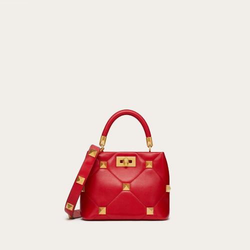  VALENTINO華倫天奴 22年秋冬 女士 單肩包 PETIT SAC a MAIN ROMAN STUD THE HANDLE BAG EN NA 預定商品1-3周發貨