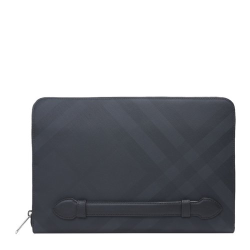  BURBERRY/博柏利 男士黑灰色時尚休閑錢包 8022550 PLSX