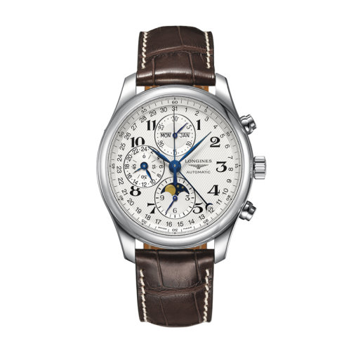 LONGINES/浪琴 名匠系列 月相自動機械皮表帶男表42毫米L2.773.4.78.3