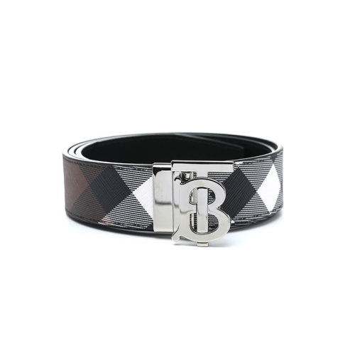 BURBERRY/博柏利 男士深樺色織物腰帶 80493751