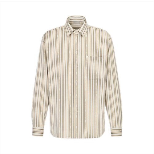  Dior Homme/迪奧桀傲 男士拼色棉質長袖襯衫 113J500-A0682-088 PLFSX