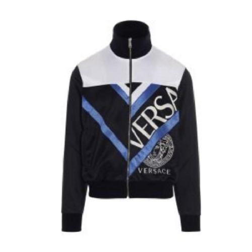  VERSACE/范思哲 男士藍色棉質衛衣 1001423-1A01057 6U300 PLFSX