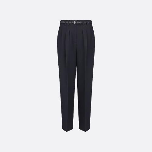  DIOR迪奧 22年秋冬 女士 休閑褲 Pantalon a ceinture 241P04A1166_X9000