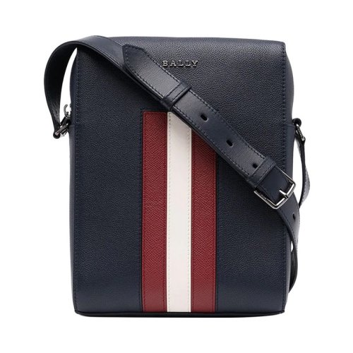  BALLY/巴利 男士藍色皮革斜挎包 6236784 PLSX