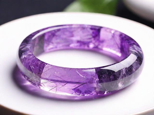 為什么喜歡紫色水晶手鐲？