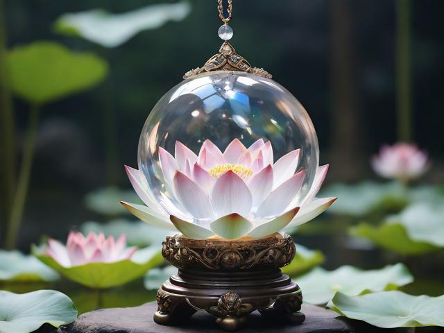 為什么要在種蓮花時放水晶球？
