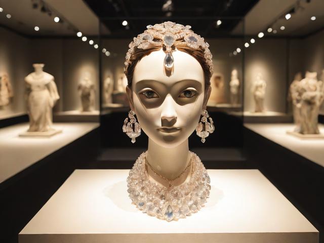 博物館展廳為什么放水晶
