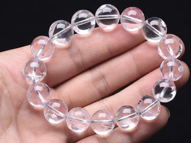 水晶為什么有的珠子有平頭