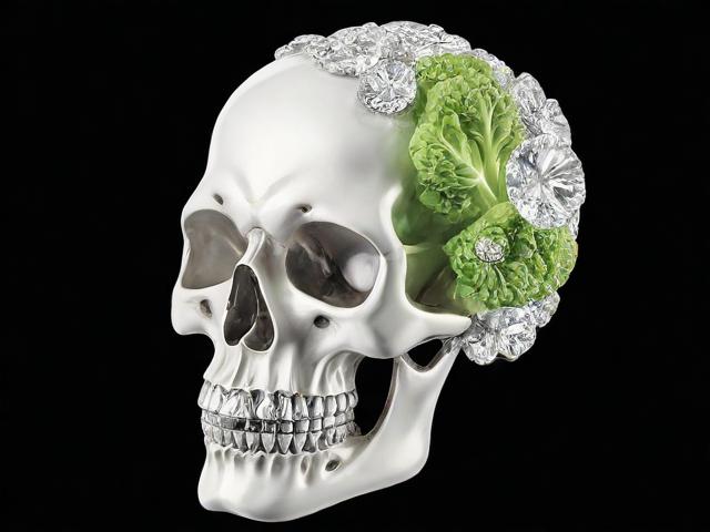 為什么頭骨上有水晶菜花？解密頭骨上的水晶菜花現象