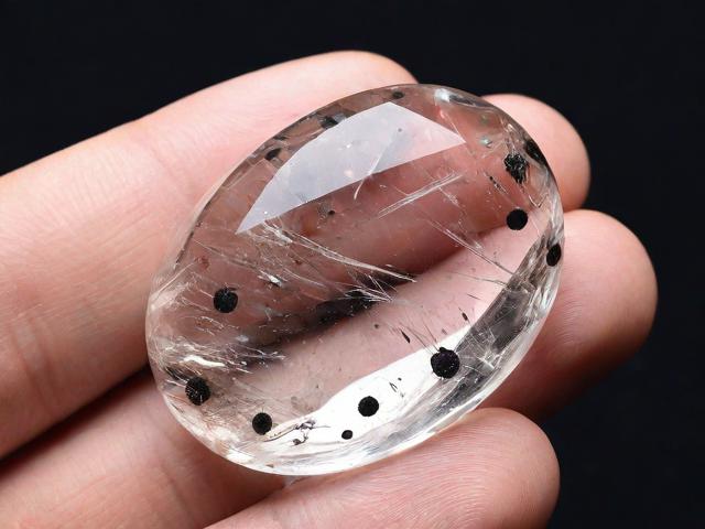 為什么天然水晶會有黑點？